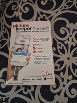 NEW Picture Keeper Connect 16GB Portable Flash USB Backup & Storage Device Drive - Image 1 of 4