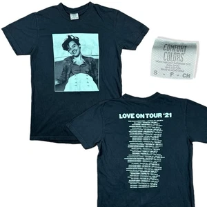 Camiseta Harry Styles Love On Tour 2021 Talla Pequeña Negra Tour Doble Cara - Imagen 1 de 9