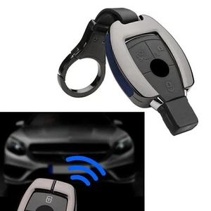 Leather Car Key Case Cover fit Mercedes Benz W202 E300 W210 2017 Protector Shell - Picture 1 of 4