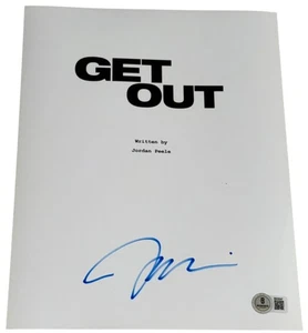 Jordan Peele signed Autogramm Get Out Full Movie Script Drehbuch Beckett BAS - Bild 1 von 2