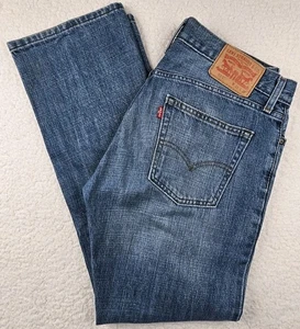 Levis 514 Jeans Herren 33x32 Blau Medium Wash Straight Leg Bootcut Denim - Bild 1 von 8