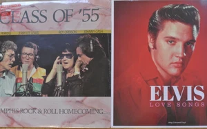 CLASS OF '55 Memphis Rock&Roll Homecoming LP + ELVIS PRESLEY Love Songs LP Pink - Picture 1 of 5