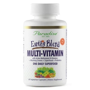 Earth's Blend Women's Once Daily Multivitamin with Iron, 48 Organic Superfood... - Picture 1 of 8