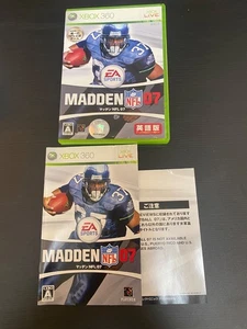 Madden NFL 07 Import Japan Xbox 360 English ver. - Picture 1 of 4
