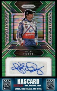 2024 Panini Prizm - Sensational Signatures Kyle Petty Green Pulsar Prizm /10 - Picture 1 of 2