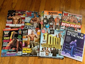 Lot of (8) WWE / WWF Wrestling Magazine Assorted Publications Mostly from 2000s - Picture 1 of 9