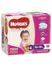 Huggies Toddler Girl Nappies 18 Pack