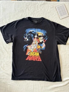 STAR WARS Darth Vader / Stormtrooper Tshirt by Fifth Sun Graphic Mens Tee Sz L - Picture 1 of 5