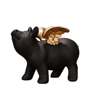 Home Decor-Cuddly Pig Shape Stylish Design Coin Bank Money Saving Bank Toy Bank - Picture 1 of 12