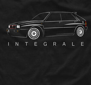 Lancia Delta t-shirt integrale rally shirt classic turbo t shirt