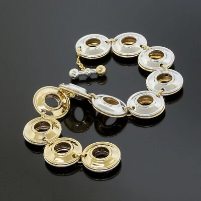 Tiffany&Co. Paloma Picasso Magic Disc Reversible Bracelet Silver 18K Yellow Gold - Image 1 of 4