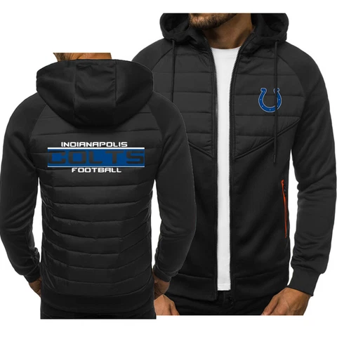 Indianapolis Colts Football Fans Hoodie Sporty Jacket Coat Autumn Sweater Tops Cover