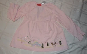 Gymboree PARK CITY LUXE Pink Top Border embroidery horse cabin trees NWT 3 4 5 - Picture 1 of 4