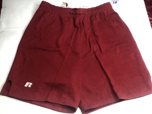 vintage russell athletic gym shorts Cardinal mens size Small deadstock NWT 50/50 - Picture 1 of 8