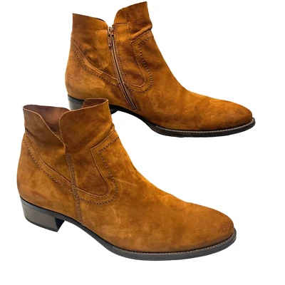 Botines PAUL GREEN Nicole Nut Gamuza Cremallera Lateral Mujer Talla 10.5 EE. UU. / 8 UK Foto 1 de 4