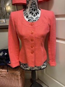 SALE!  Rockanzug 2-teilig, 100 % Leinen, hellkoralle - Bild 1 von 12