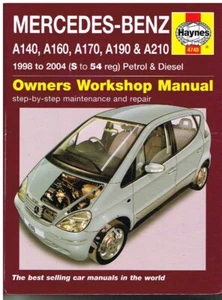 MERCEDES BENZ A140 A160 A170 A190 A210 PETROL DIESEL '98-'04 REPAIR MANUAL *VGC* - Picture 1 of 1