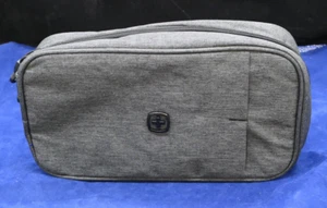 Swiss Gear Toiletry Bag Gray Shaving Kit - Picture 1 of 8
