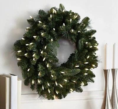 Bethlehem Lights 24" Overlit Wreath with 3-in-1 LEDs Green Brand NEW NIB - Image 1 of 3