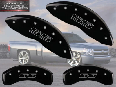 Cubierta de pinza de disco de freno negra SS 2002-2006 Chevy Avalanche 1500 Foto 1 de 4