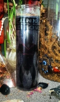 Vela de hechizo de protección Chango fija de 7 días con hierbas potentes 120 horas Foto 1 de 2