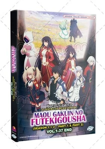 Maou Gakuin no Futekigousha Season 1-2 Japanese Anime DVD English Dub Free Ship - Picture 1 of 10