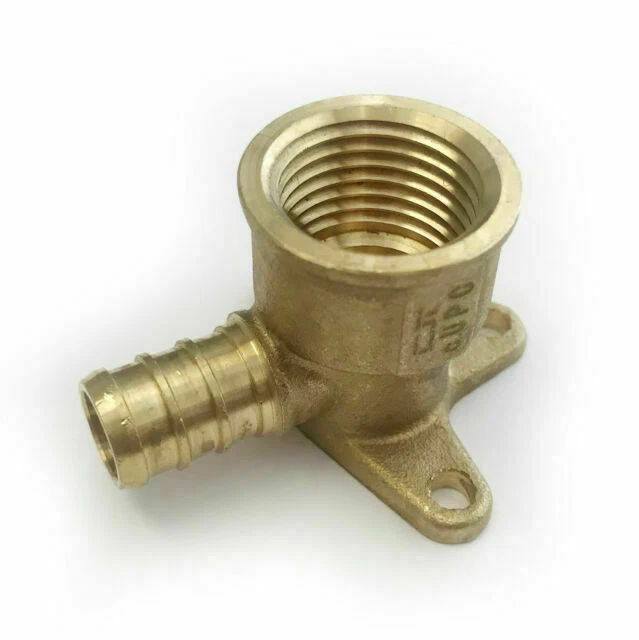 HOMEWORK88 PE01-1/2DE PEX 1/2 X 1/2 inch FNPT Drop Ear Elbow Lead Barb Fitting