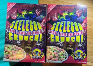Skelegod Crunch Cereal He-Man Skeletor Masters of the Universe Lot Of 2 - Picture 1 of 4