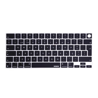 XSKN EU Portuguese Silicone Keyboard Cover for 2022+ Macbook Air 13.6/15.3 M2-M4 - Image 1 of 4