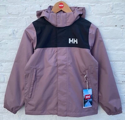 Helly Hansen Girls PURPLE Rain Jacket $95, Size: 10 - Image 1 of 4