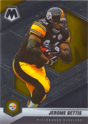 Jerome Bettis 2021 Mosaic Football Chrome Base Card #168 Pittsburgh Steelers - Image 1 of 2