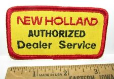 New Holland AUTHORIZED DEALER SERVICE Embroidered Iron or Sew On Patch NH Ford