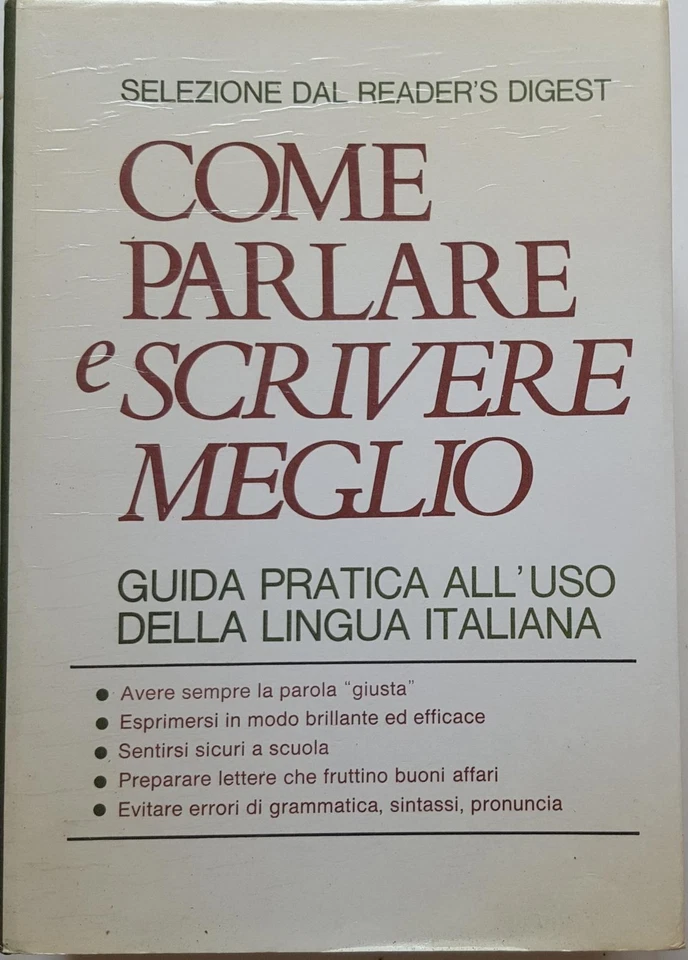 Come parlare e scrivere meglio CARTONATO ed. Selezione dal Reader's Digest A88 - Immagine 1 di 1