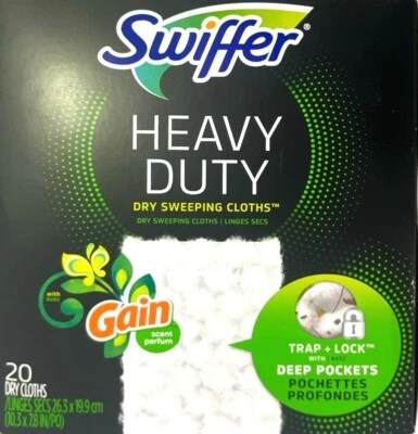 Paños de barrido en seco de alta resistencia Swiffer perfumados GANANCIA 20 paños Foto 1 de 4
