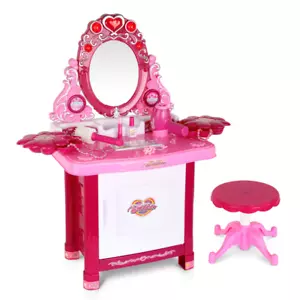Keezi 30 Piece Kids Dressing Table Set - Pink - Picture 1 of 6