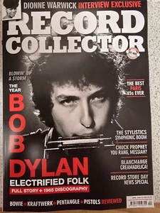 Record Collector Magazine APRIL 25 - BOB DYLAN - BOWIE - KRAFTWERK AND MORE - Picture 1 of 2