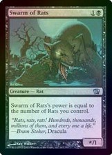 Swarm of Rats - Foil New MTG Eighth Edition 8th Magic 2B3