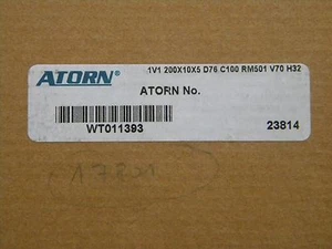 Disco abrasivo diamante de Atorn, 200 x 100 x 5 D76 C100 RM501 V70 H32, NUEVO - Imagen 1 de 3