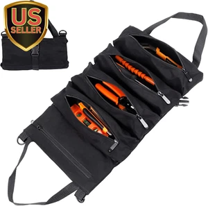 Super Roll Tool Roll,Multi-Purpose Roll up Tool Bag, Wrench Roll,Canvas Tool ... - Picture 1 of 1