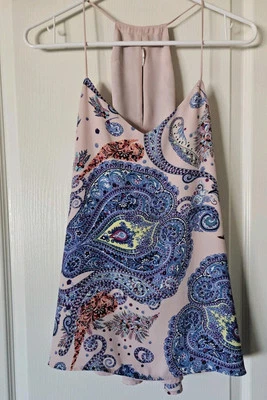 Camiseta sin mangas Express estampado cachemir talla mediana  Foto 1 de 4