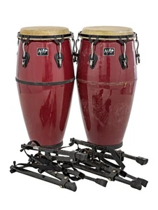 Mark Brzezicki Garage Sale LOT 122 - Afro Percussion 11.75 & 12.5" Conga/Tumbas - Imagen 1 de 4