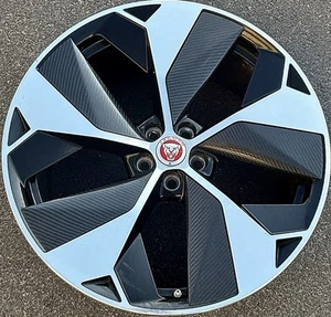 (1) Jaguar I-Pace EV400 22" OEM CARBON WHEEL RIM 2019 2020 2021 2022 T4K4002 - Picture 1 of 13