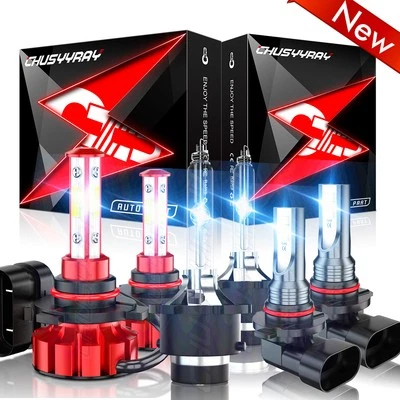 Faros antiniebla de haz alto y bajo 6 piezas para Lexus GS350 2007-2011 LED/HID Foto 1 de 4