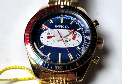 Invicta Monaco Speedway,2.Zeitzone,Drehlünette,10 ATM( Art.Nr.0923) - Bild 1 von 4