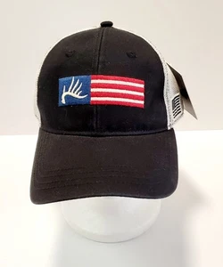 Buck Wear Snapback Baseball Hat Mesh Trucker Adjustable Cap American Flag - Picture 1 of 5