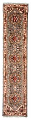 2'6" x 19'8" Vintage Hand-knotted Runner Rug Traditional Oriental Wool Carpet - Image 1 of 4