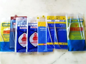 9 Stück Rundstricknadeln, Stärke  2,5 bis 6,0 mm, Länge 40 bis 100 cm - Bild 1 von 1