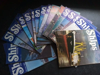 18 Ships Monthly 1975-83 g-VG The Royal Dockyards Falklands Fleet Returns Home + - Image 1 of 4