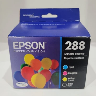 Картриджи чернильные Epson 288 голубые, пурпурные и желтые срок годности 01/2027 - Изображение 1 из 3