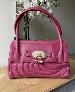 Ri2k pink genuine leather bag handbag - Picture 1 of 12